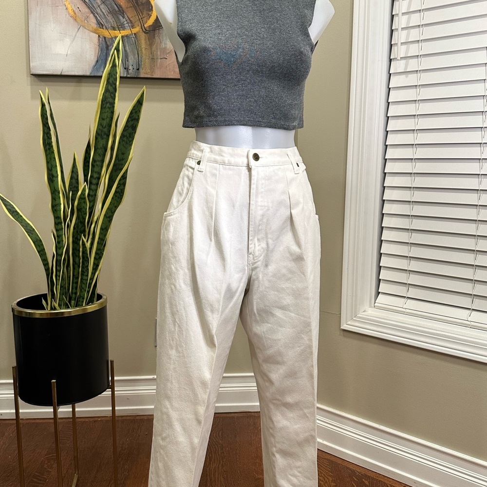 v i n t a g e… Eddie Bauer Ivory Denim size 14 - Picture 12 of 13